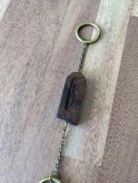Image 2 of House Charm - Bardiche with Macrame Tassel - Black Walnut VI