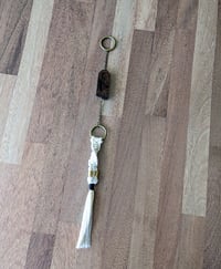Image 1 of House Charm - Bardiche with Macrame Tassel - Black Walnut VI