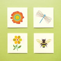 Image 1 of Garden Mini Cards - Set of 4