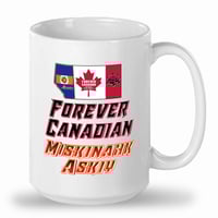 Image 2 of AB Forever Canadian 7Stars Turtle Island Trilingual 15oz Mug