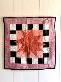 Image 1 of Bright Sparks Wall Hanging- Rose pink and Monochrome