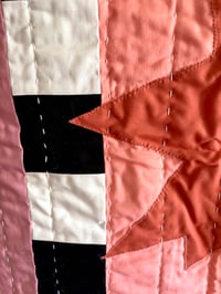 Image 2 of Bright Sparks Wall Hanging- Rose pink and Monochrome