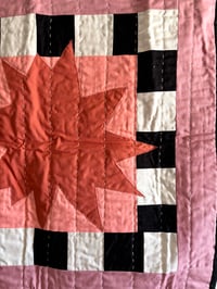 Image 4 of Bright Sparks Wall Hanging- Rose pink and Monochrome
