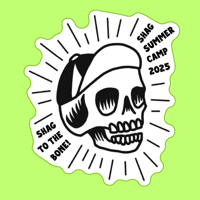 Shag to the Bone Sticker