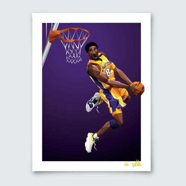 Image of "Young Eight" - 770 triangles - limited edition print