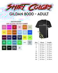 Image 2 of Gildan 8000 50/50 