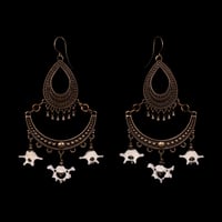 "Lula" Vertebrae Bone Earrings
