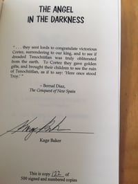 Image 3 of Kage Baker "The Angel in the Darkness" Paperback #SIGNED# #LIMITED EDITION#