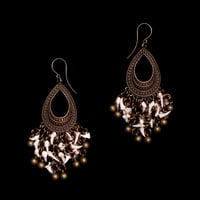 Image 2 of "Fara" Claw Bone Earrings