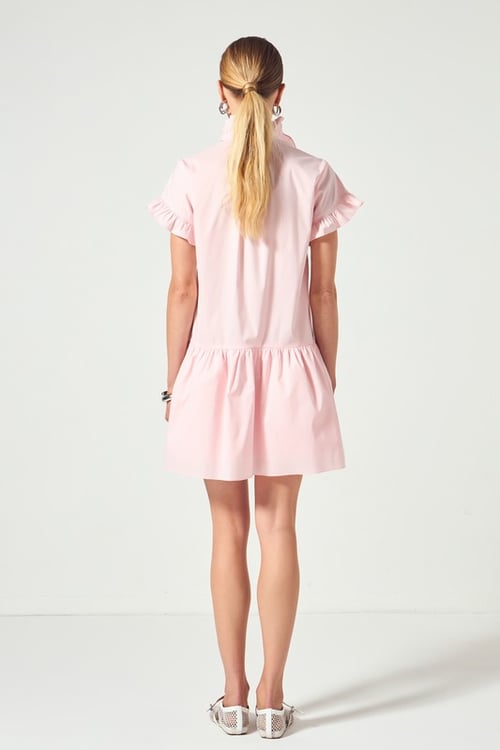 Image of L.PINK MINI RUFFLE DRESS