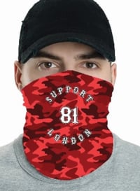 Support 81 Red Camo Snood 