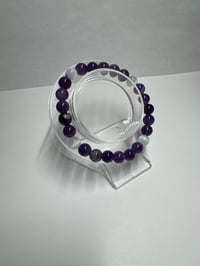 Image 3 of Amethyst & Selenite Crystal Bracelet – Divine Clarity & Spiritual Protection