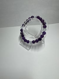 Image 4 of Amethyst & Selenite Crystal Bracelet – Divine Clarity & Spiritual Protection