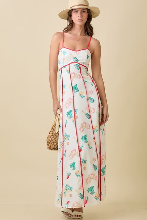 Image of MAXI FRUIT DRESS