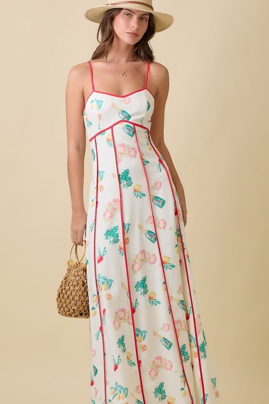 Image of MAXI FRUIT DRESS