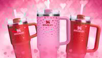 Image 6 of Stanley™️ 20 Oz. Valentine's Day Quencher | Ruby Hearts