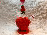 Image 18 of Red Roses 9 "Glass Bong  