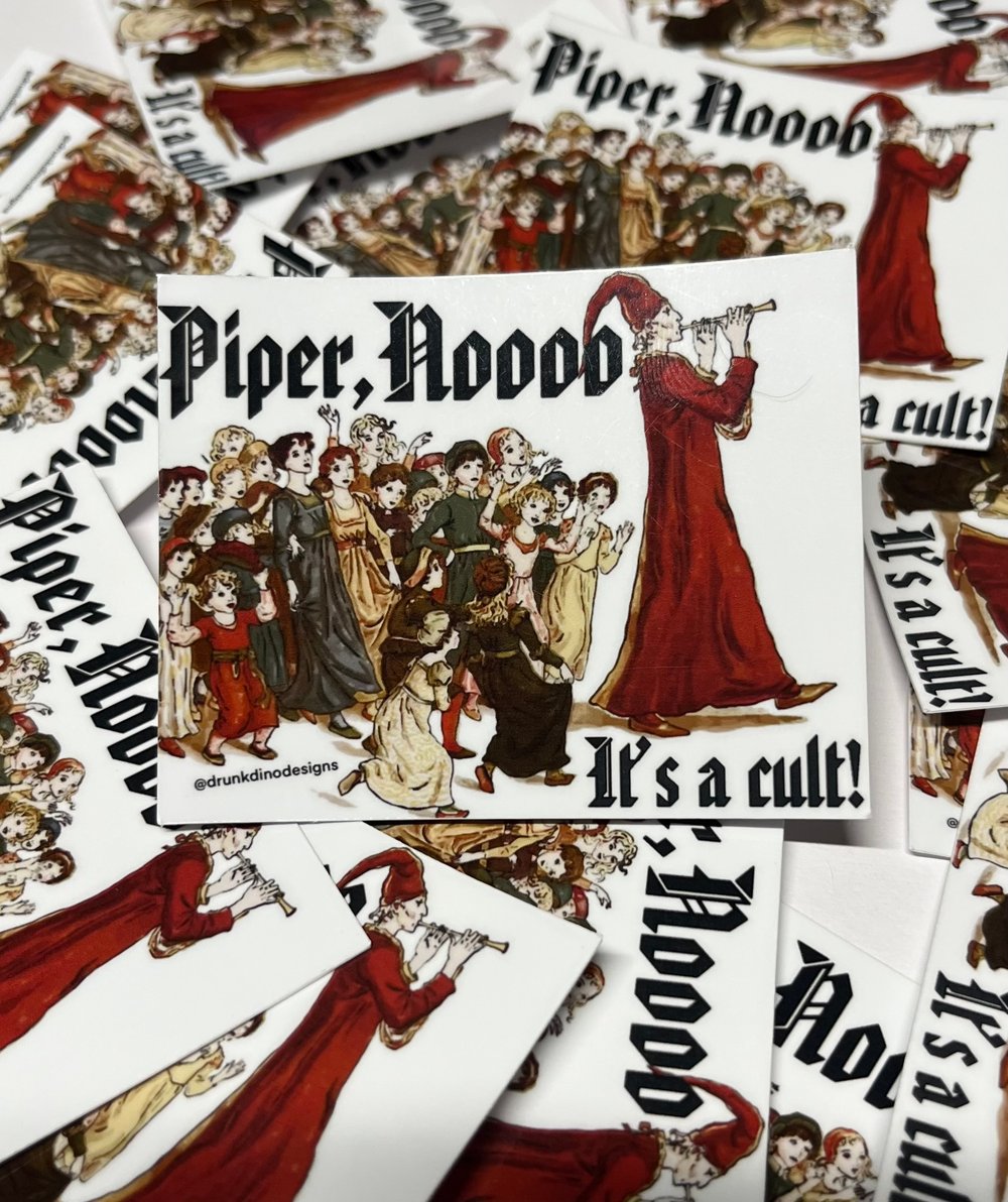 Image of White Lotus themed stickers