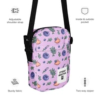 Image 1 of Blueberry & Rosemary - All-Over Print Utility Crossbody Bag