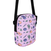 Image 3 of Blueberry & Rosemary - All-Over Print Utility Crossbody Bag