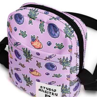Image 4 of Blueberry & Rosemary - All-Over Print Utility Crossbody Bag