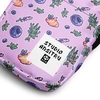 Image 6 of Blueberry & Rosemary - All-Over Print Utility Crossbody Bag