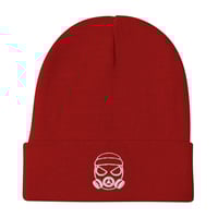 Image 4 of Gasmask Embroidered Beanie