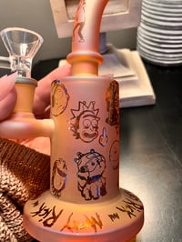 Image 4 of Rick And Morty 8"Frosted Bong 