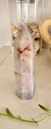 Image 7 of FLOWER AGATE WITH CARNELIAN TOWER 