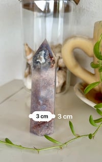 Image 1 of FLOWER AGATE WITH CARNELIAN TOWER 