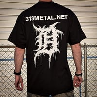 Image 3 of 313 Metal Black Heavyweight T SHIRT
