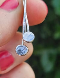Image 14 of Pebble Hook Earrings - Sterling Silver 