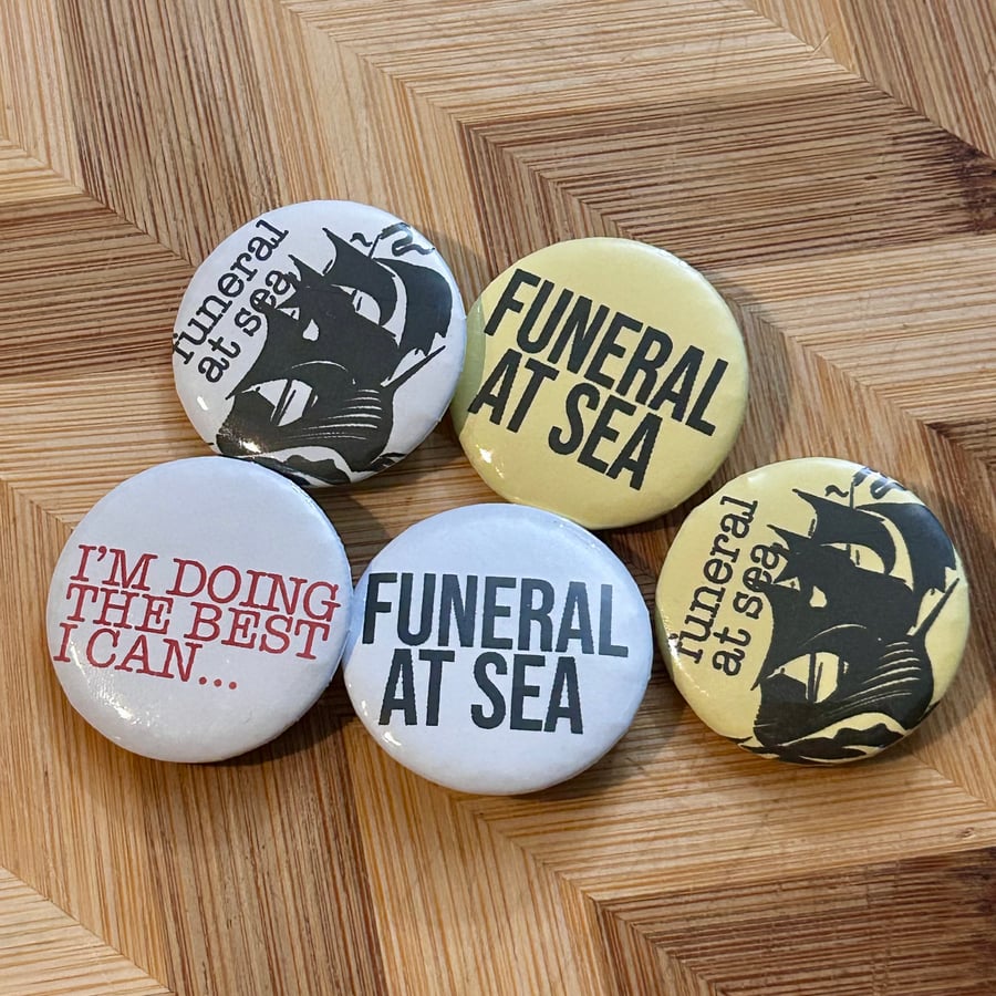 Image of Funeral At Sea Buttons