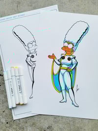 MARGE STORM ORIGINAL ART SIGNED