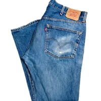 Image 1 of Men's Levis 501 Button Fly XX  Vintage 2003 Straight  leg Dark wash 100 % Cotton,  38/32