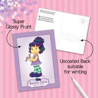 Image 1 of Raisin Cane Collectible Character Postcard