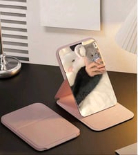 Image 1 of Foldable and Portable Mirror