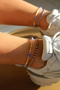 Image 1 of *NEW* Evil Eye Anklet Stack 