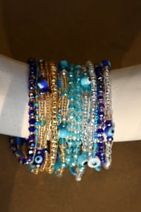 Image 5 of Evil Eye Bracelet Stack