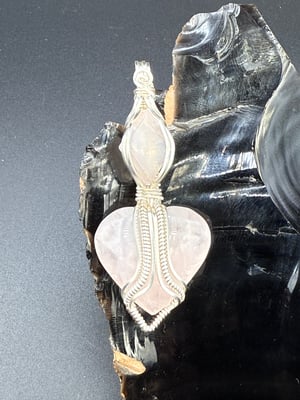 Rose Quartz Heart Pendant