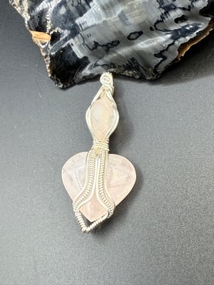 Rose Quartz Heart Pendant