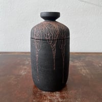 Image 1 of narrow sgraffito jar