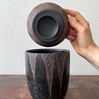 Image 2 of galaxy sgraffito jar