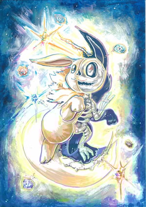 Image of Original Art:  Jap Style “Dissected Monster” Poster  Series // Sineko So