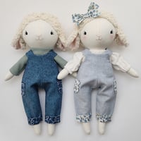 Image 4 of Doll's Overalls and Blouses PDF Sewing Pattern