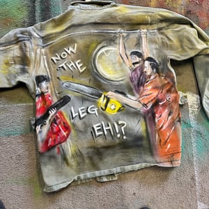 TONY & FRIENDS 1 OF 1 - HAND PAINTED ARMY JACKET / XL