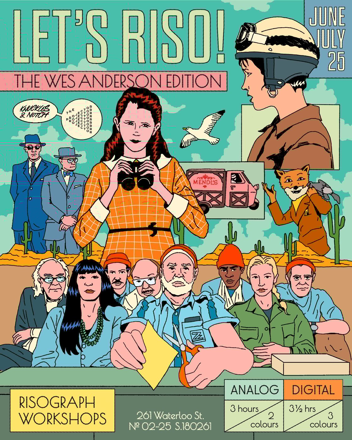 Image of Let's Riso! Risograph Workshop *Wes Anderson Edition*