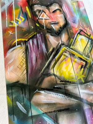 RAZOR RAMON ORIGINAL PAINTING 24x36"