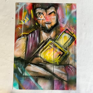 RAZOR RAMON ORIGINAL PAINTING 24x36"