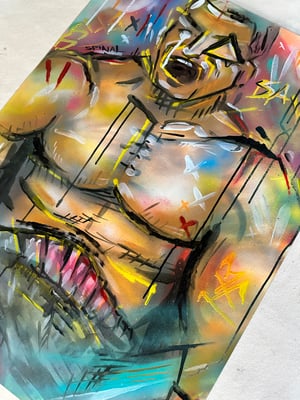 MIKE TYSON ORIGINAL PAINTING 24x36"